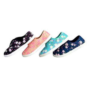 Zapatillas Florales – Negro Talla 38